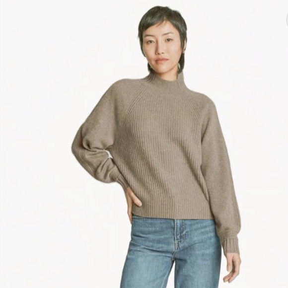 EVERLANE Cashmere Ribbed Turtleneck - Worn Once! - Picture 1 of 7